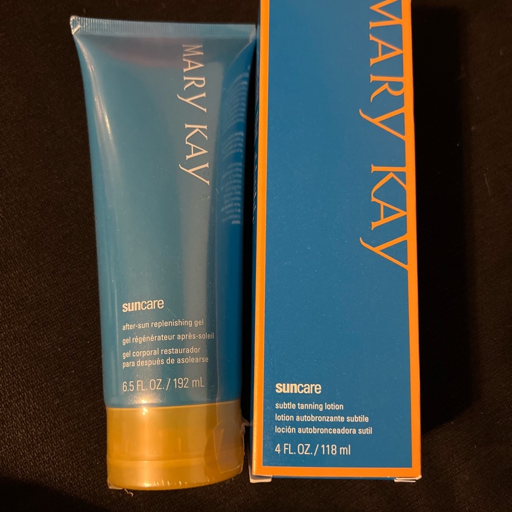 Tanning lotion & after sun care set